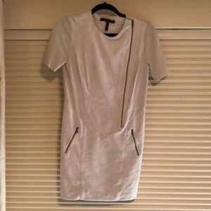 BCBG suede dress